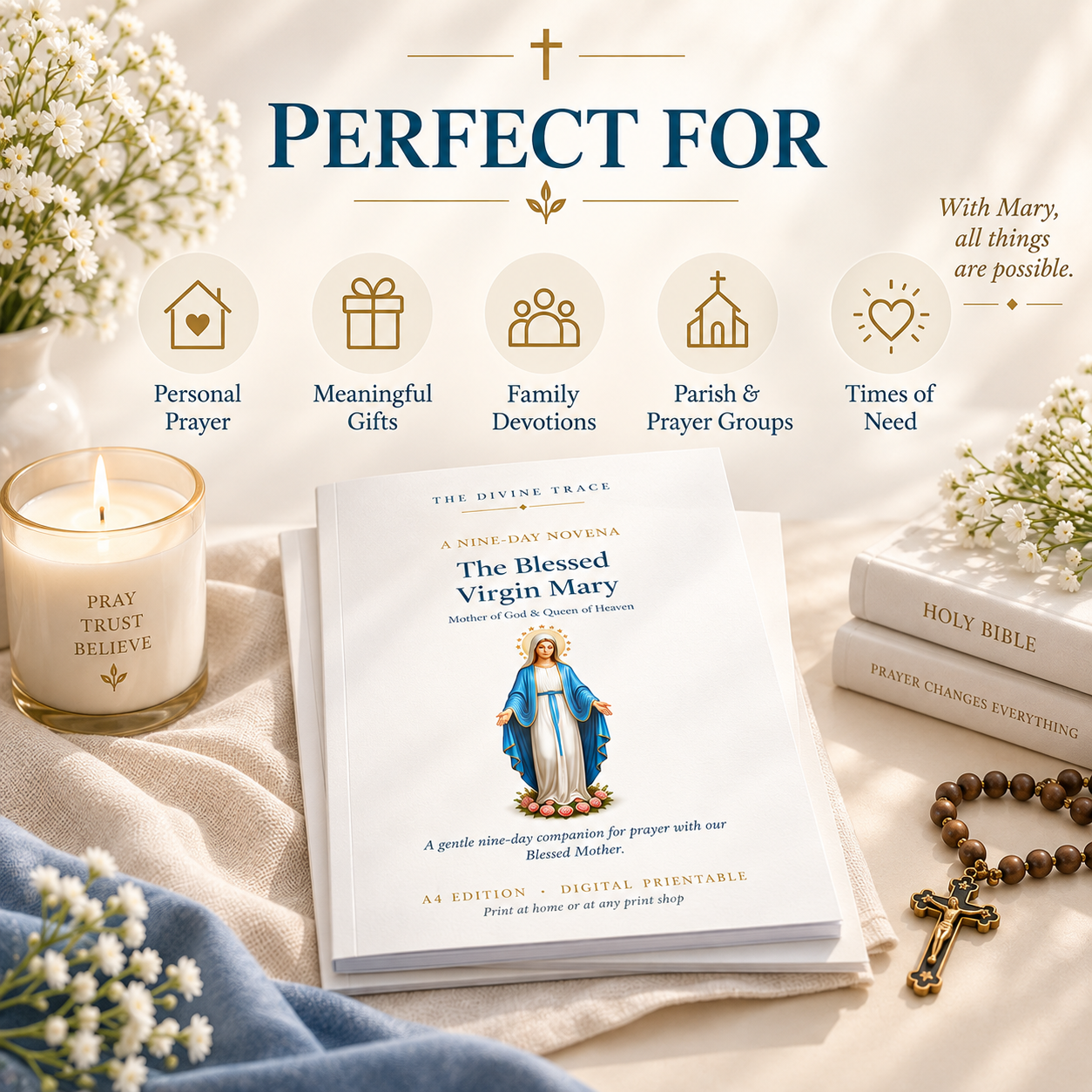 Blessed Virgin Mary 9-Day Novena Prayer Guide - Image 5
