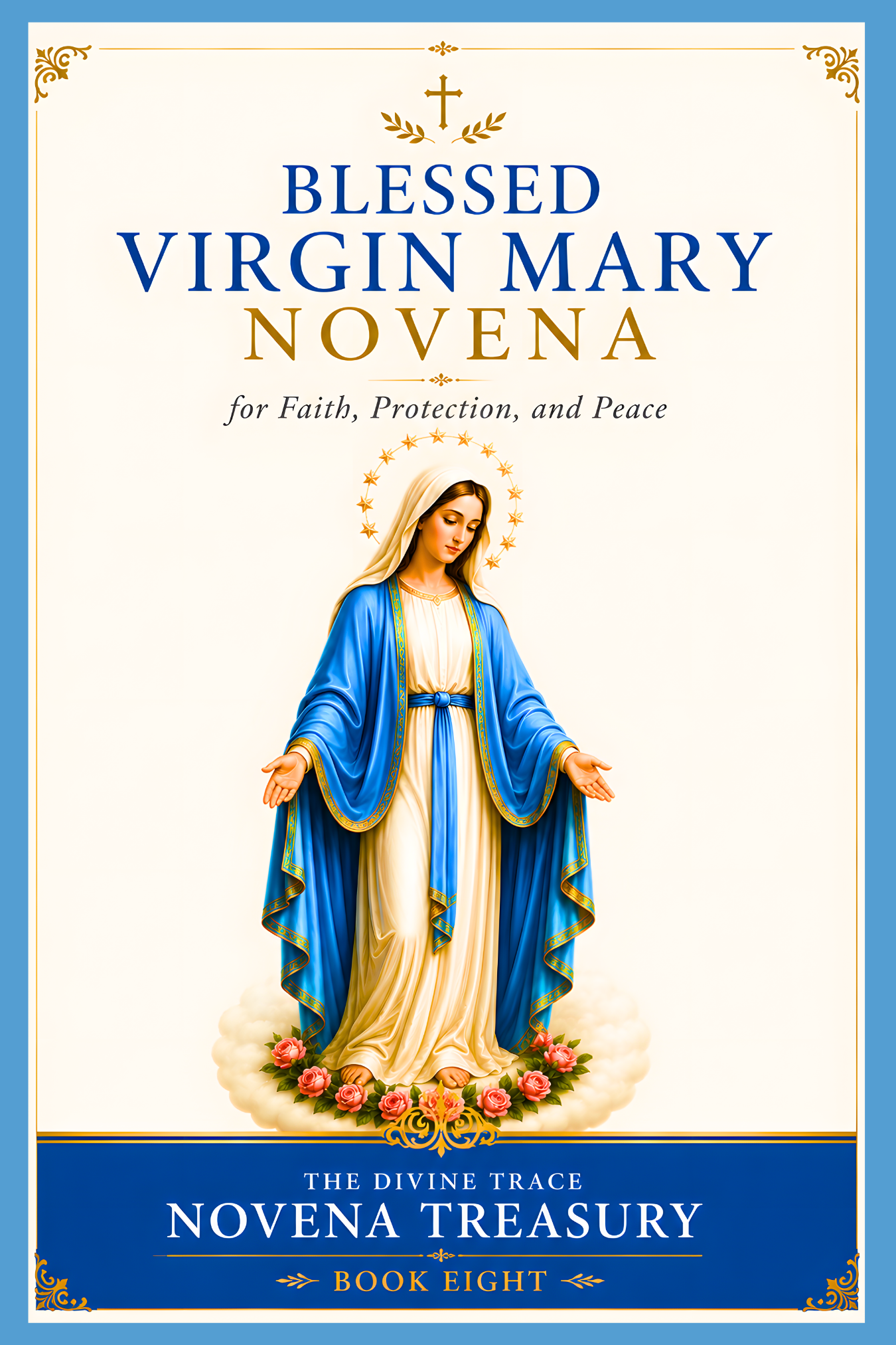 Cover of the Blessed Virgin Mary Novena from The Divine Trace Novena Treasury