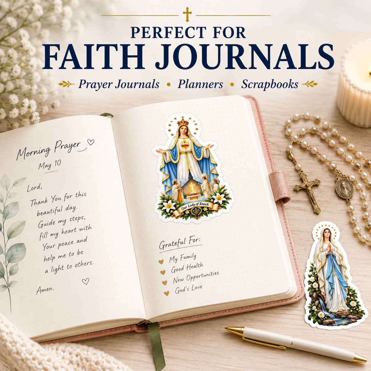 Marian Printable Stickers – 12 Catholic Designs - Image 5
