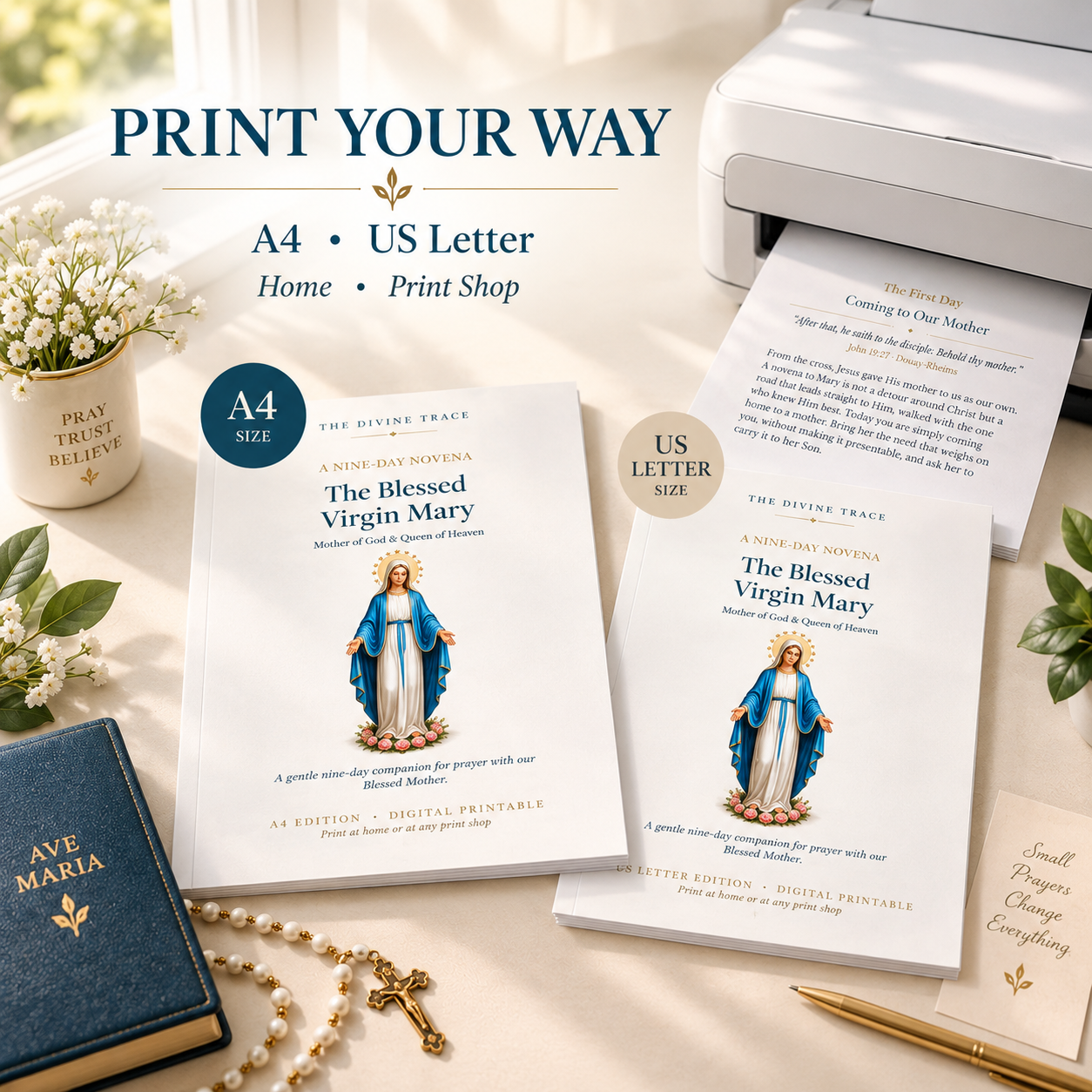 Blessed Virgin Mary 9-Day Novena Prayer Guide - Image 7