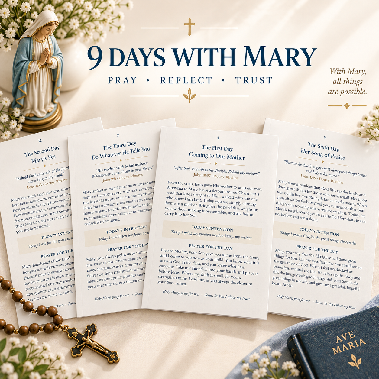 Blessed Virgin Mary 9-Day Novena Prayer Guide - Image 4