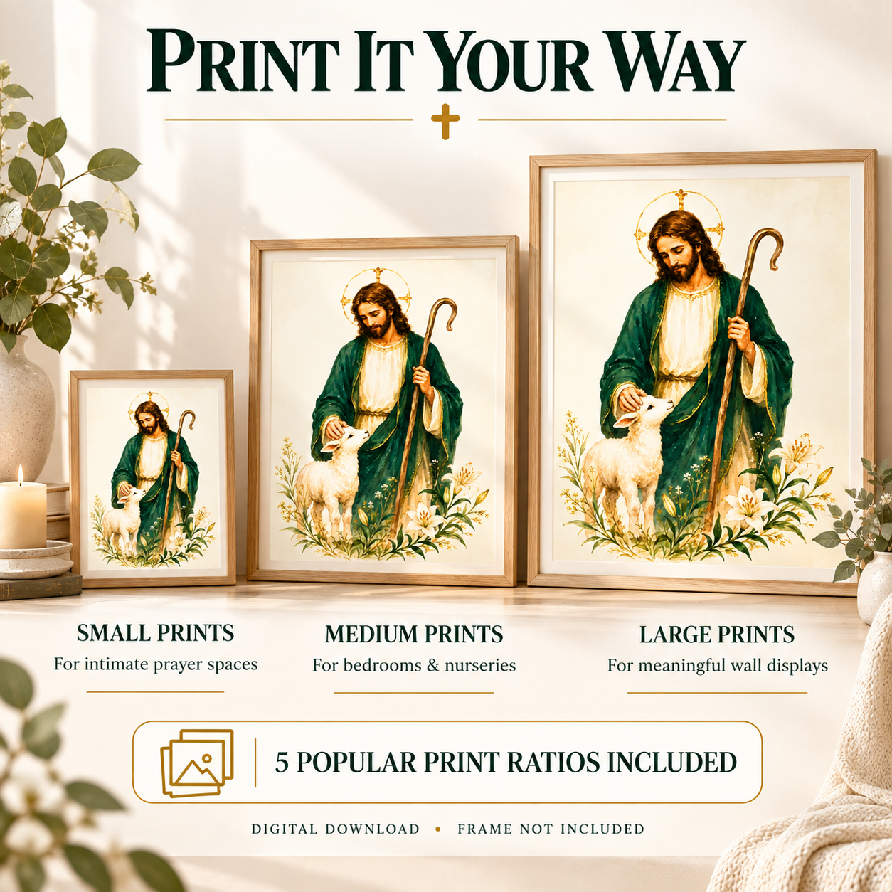 Good Shepherd Catholic Printable Wall Art - Image 9