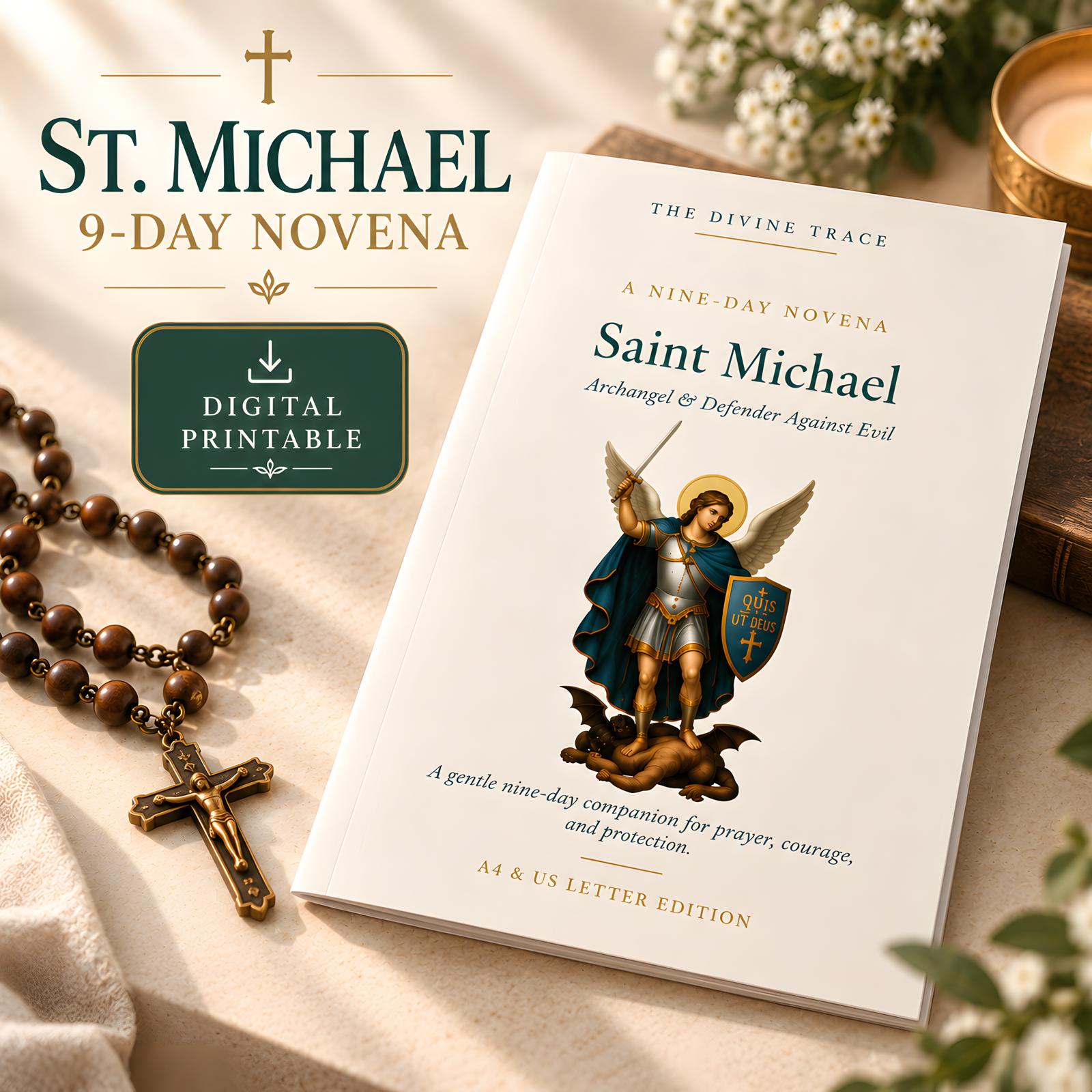 Shop Catholic Devotionals St. Michael 9-Day Novena Prayer Guide