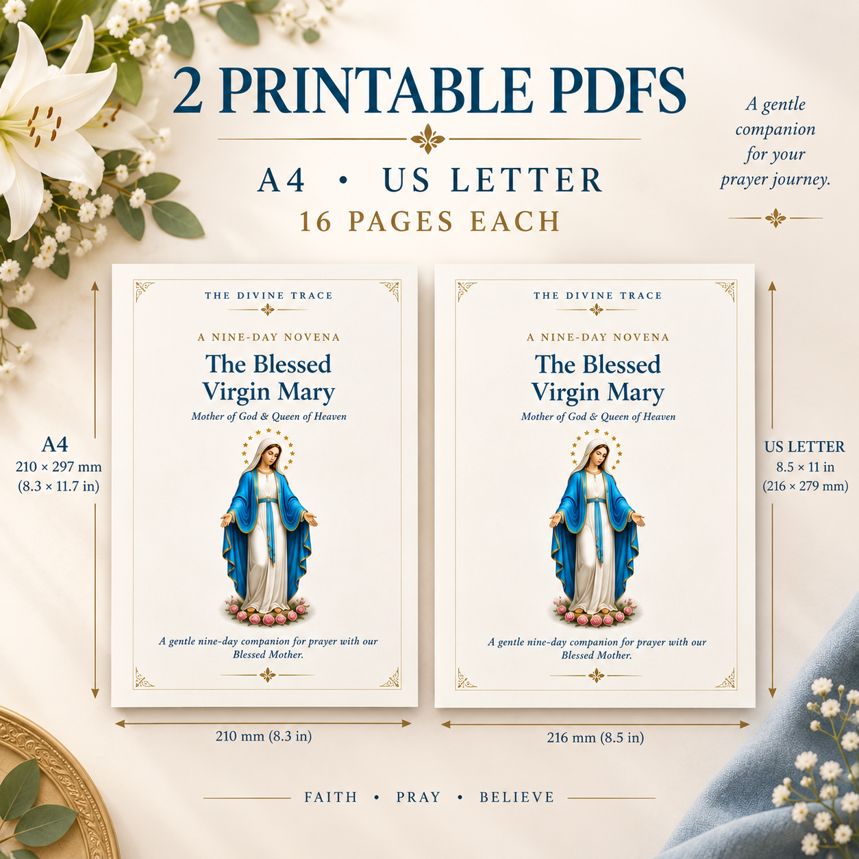 Blessed Virgin Mary 9-Day Novena Prayer Guide - Image 2