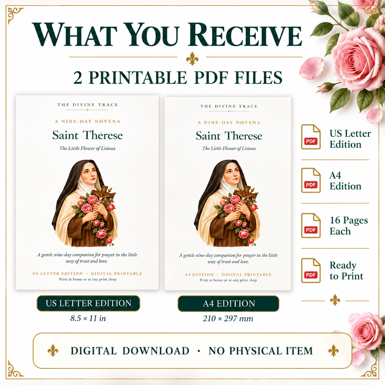 St. Therese 9-Day Novena Prayer Guide - Image 2